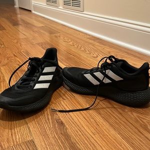 Black adidas sneakers